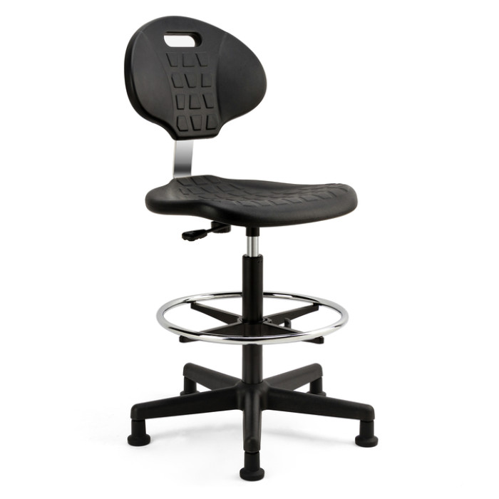 Werkstoel Euroseats Tarente Large zwart
