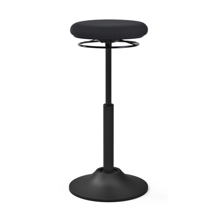 Zit-sta kruk Euroseats Mango zwart