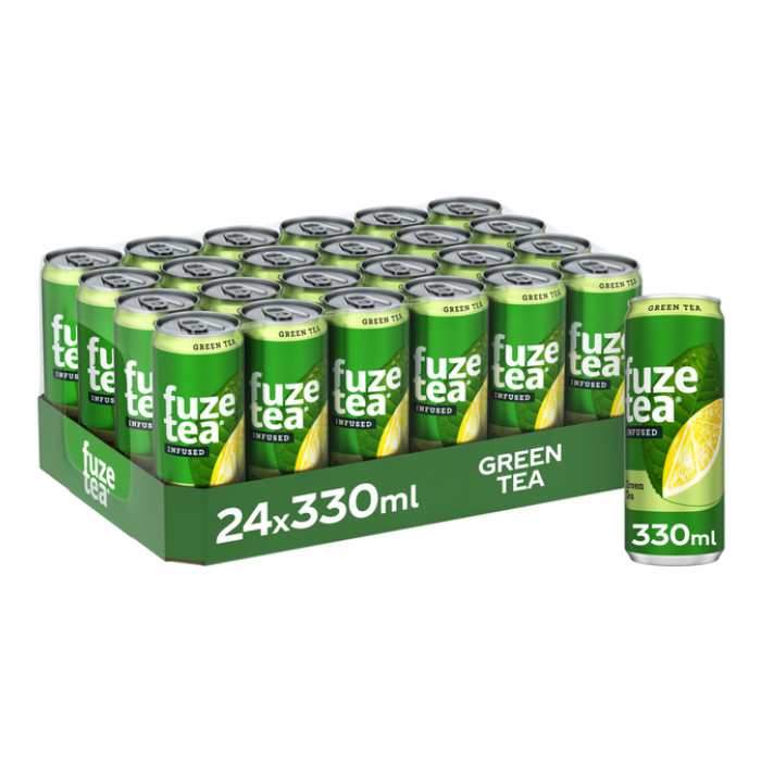 Frisdrank Fuze Tea green tea blik 330ml