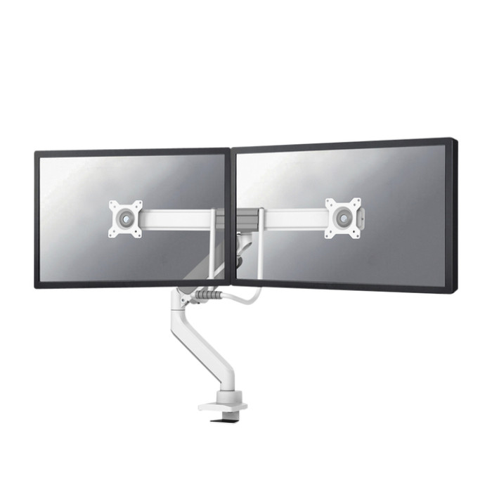 Monitorarm Neomounts NEXT Core dual 17-32" wit