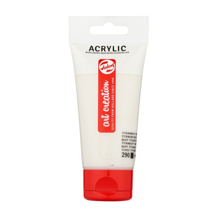 Acrylverf Talens Art Creation 290 donker titaanbuff tube à 75ml