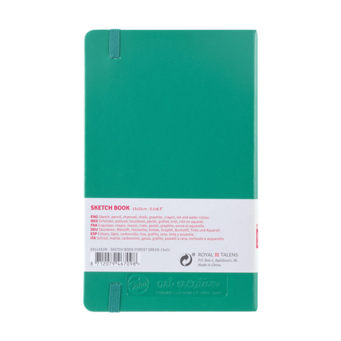 Schetsboek Talens Art Creation 80 vel 140gr 130x210mm woudgroen
