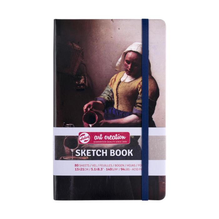 Schetsboek Talens Art Creation 80 vel 140gr 130x210mm Het Melkmeisje