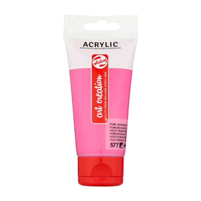 Acrylverf Talens Art Creation 577 permanentroodviolet licht tube 75ml