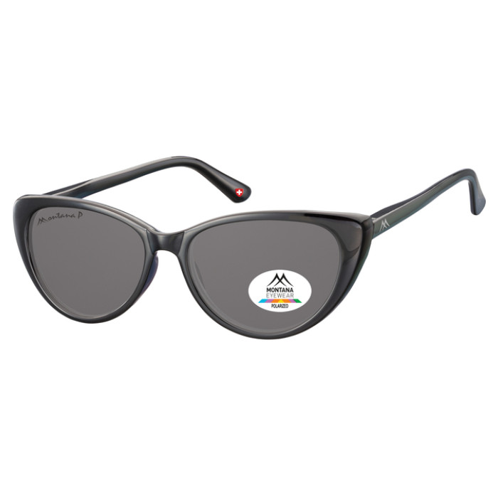 Zonnebril Montana met smoke glas zwart