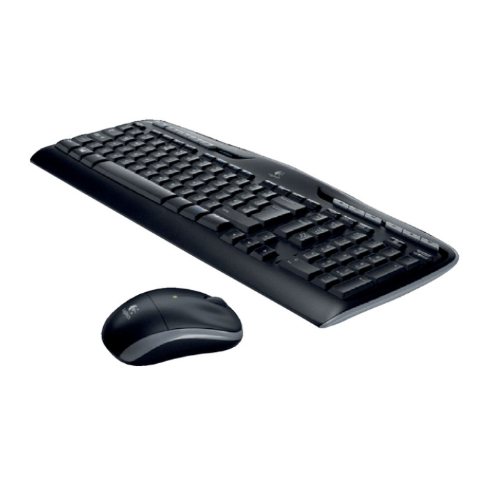 Toetsenbord- en muisset Logitech MK330 draadloos QWERTY zwart