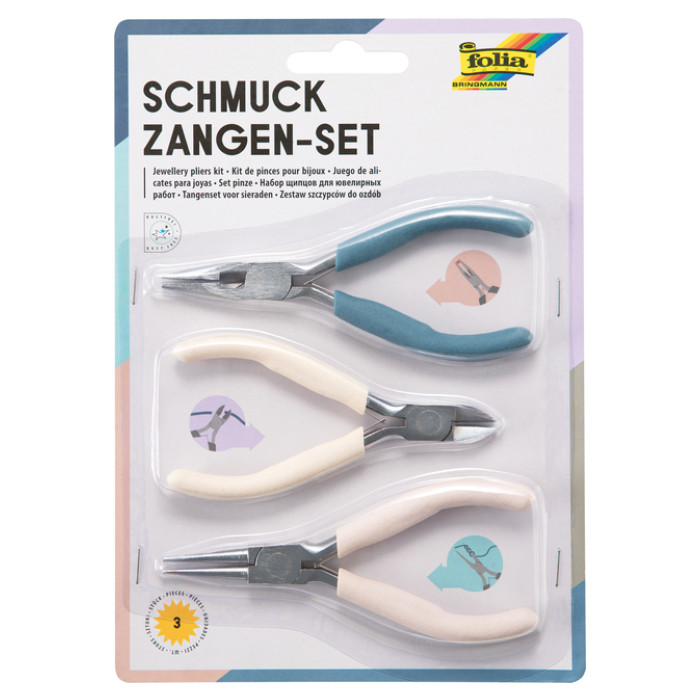 Sierraden tangen Folia set á 3 stuks