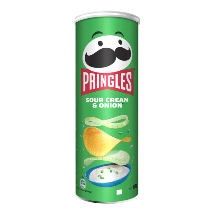 Chips Pringles sour cream onion 165gr