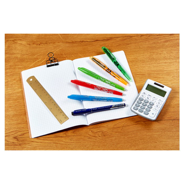 Rollerpen PILOT friXion medium lichtgroen blister à 1 stuk