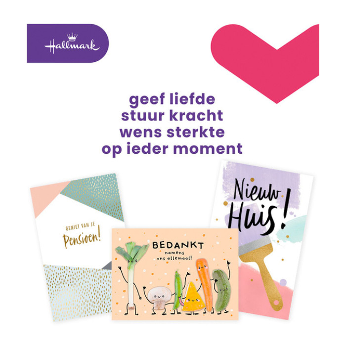 Wenskaart Hallmark Business Box diversen navulset à 12 stuks