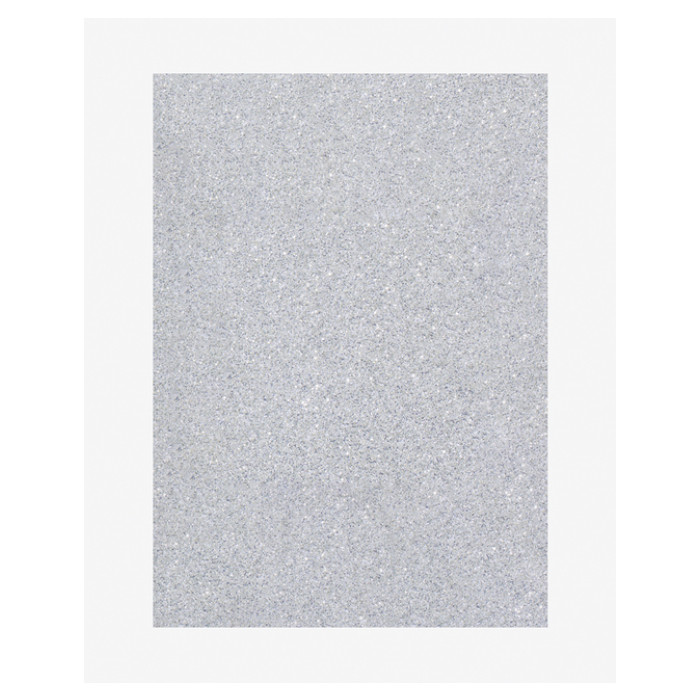 Glitterkarton Folia 50x70cm 300gr 5 vel zilver