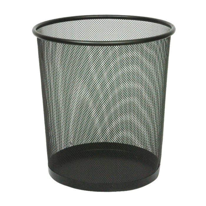Papierbak Vepa Bins rond 19 liter zwart