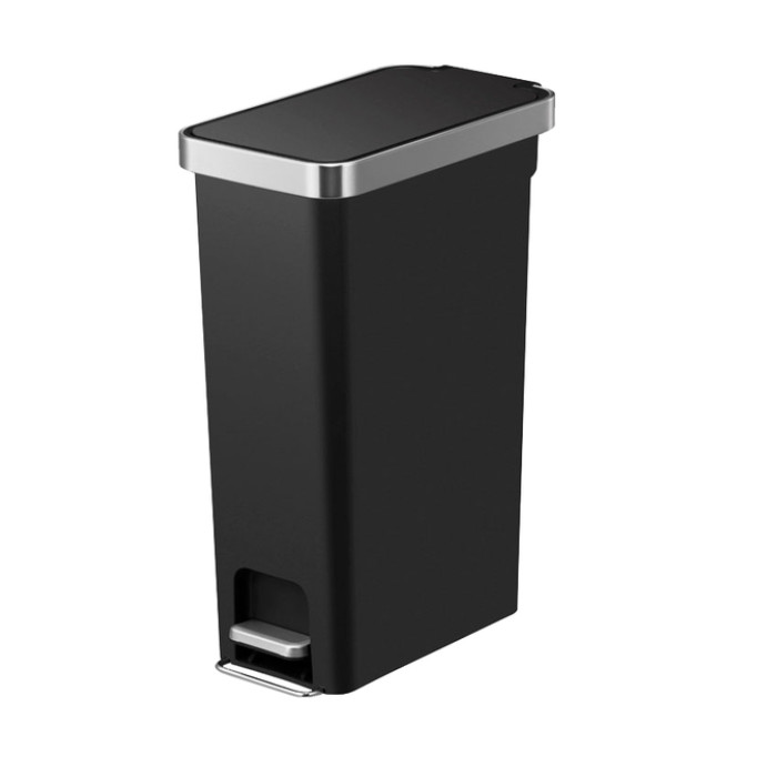 Pedaalemmer EKO Hana Slim 40 liter zwart