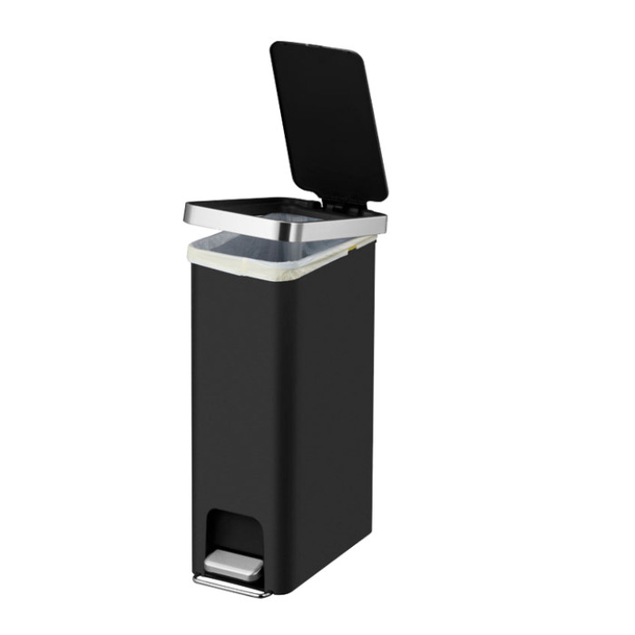 Pedaalemmer EKO Hana Slim 40 liter zwart