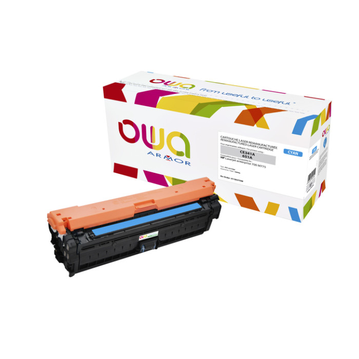Tonercartridge OWA alternatief tbv HP CE341A blauw
