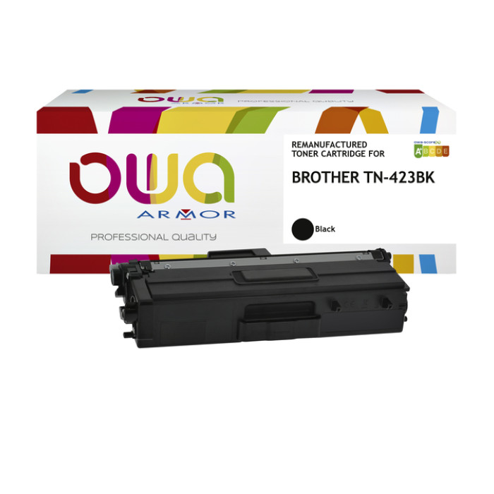 Toner OWA alternatief tbv Brother TN-423BK zwart