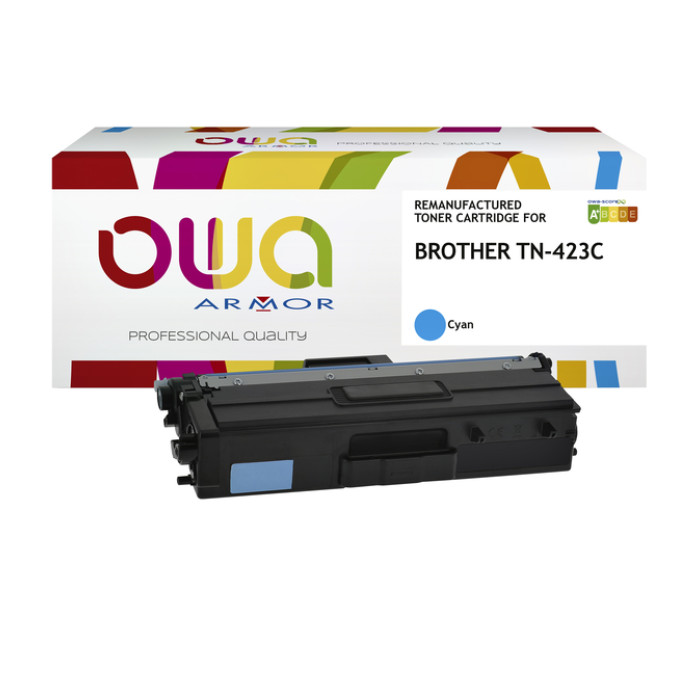 Toner OWA alternatief tbv Brother TN-423C blauw