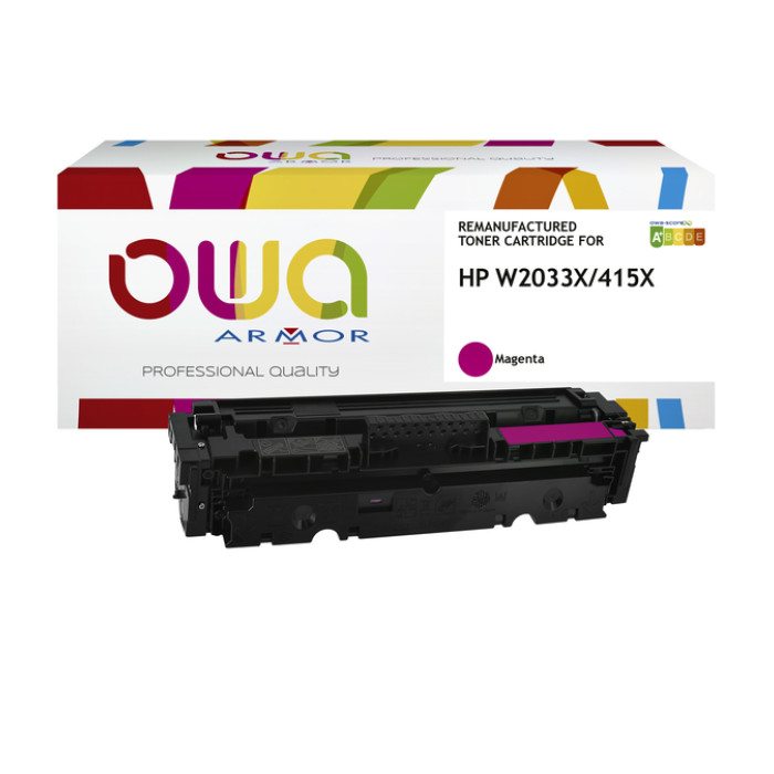 Tonercartridge OWA alternatief tbv HP W2033X rood