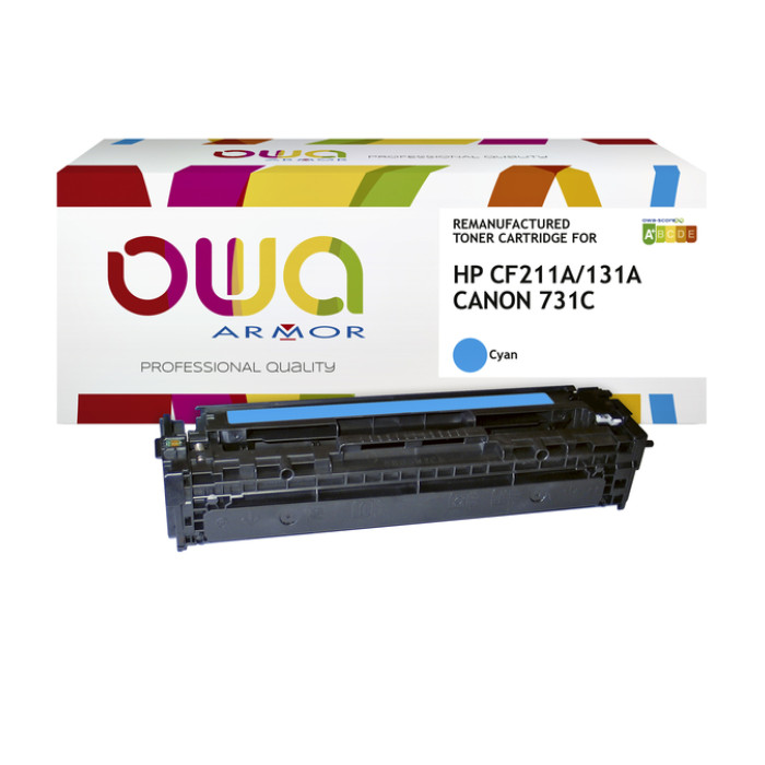 Tonercartridge OWA alternatief tbv HP CF211A blauw