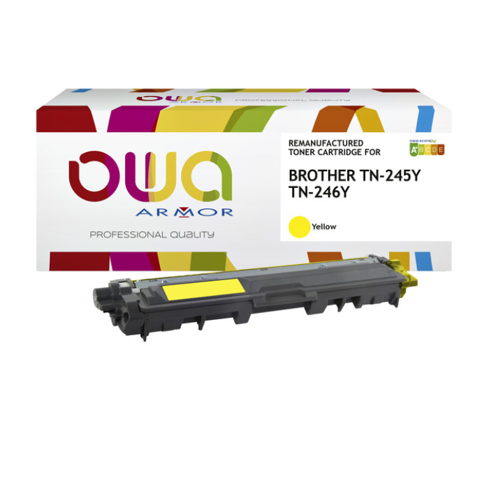 Toner OWA alternatief tbv Brother TN-245Y geel