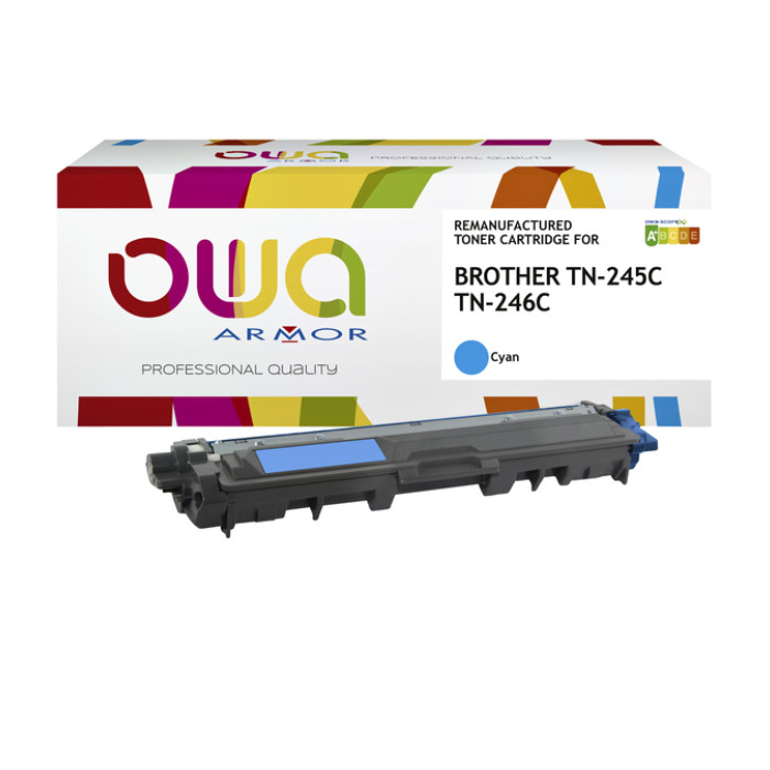 Toner OWA alternatief tbv Brother TN-245C blauw