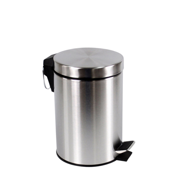 Pedaalemmer BRASQ 12 liter rvs