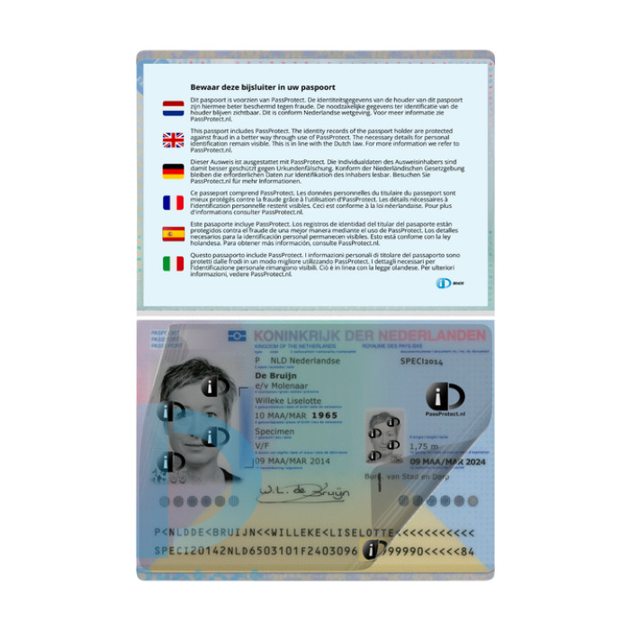 Beschermfolie PassProtect voor paspoort