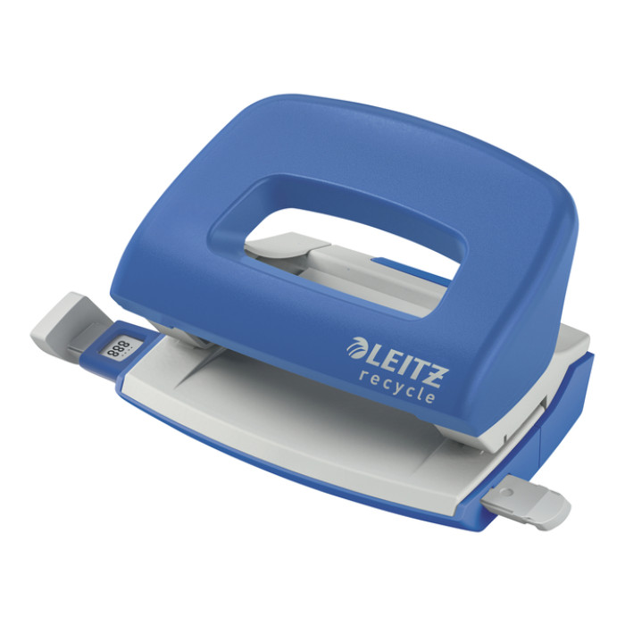 Perforator Leitz Nexxt Recycle mini 10 vel blauw
