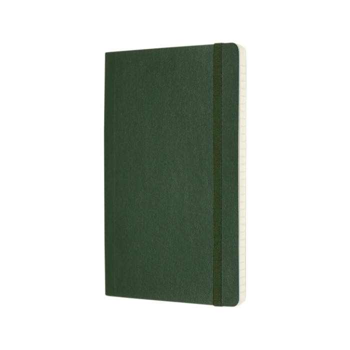 Notitieboek Moleskine large 130x210mm lijn soft cover myrtle green