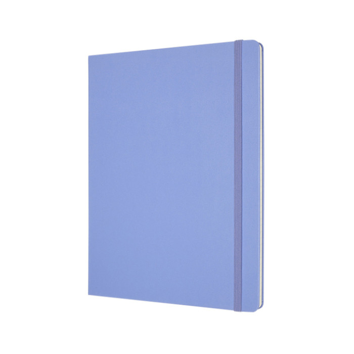Notitieboek Moleskine XL 190x250mm lijn hard cover hydrangea blue
