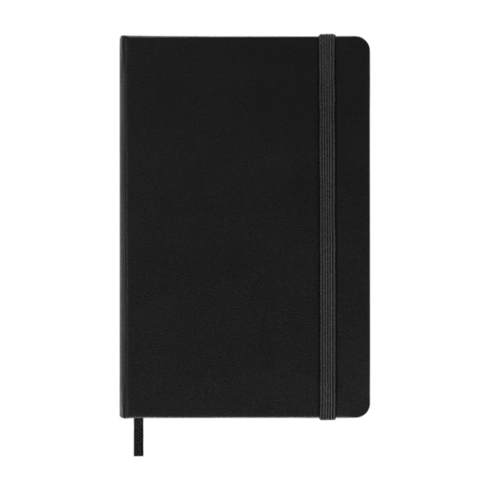 Notitieboek Moleskine pocket 90x140mm dots hard cover zwart