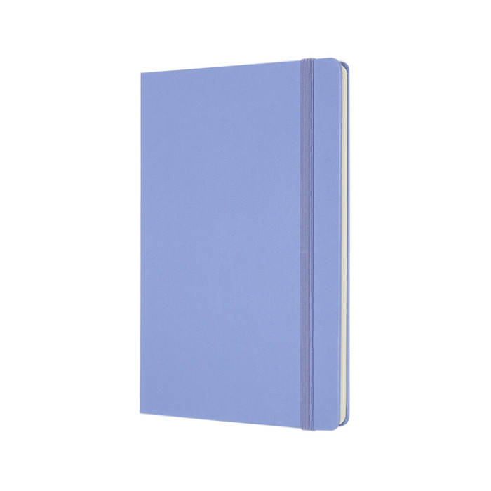 Notitieboek Moleskine large 130x210mm blanco hard cover hydrangea blue