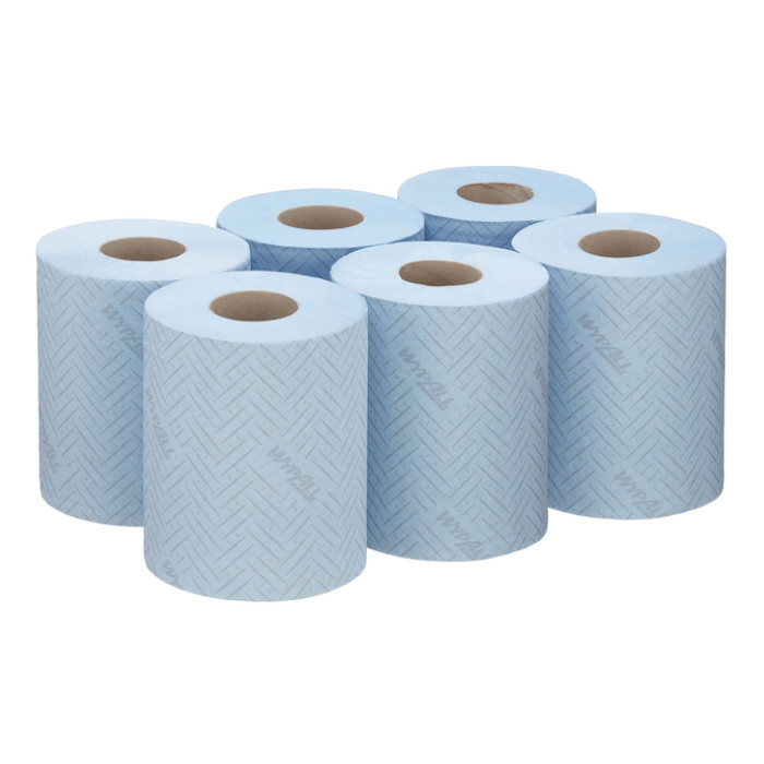 Poetspapier WypAll L10 GeneralClean 1-laags 280 vel blauw 6220