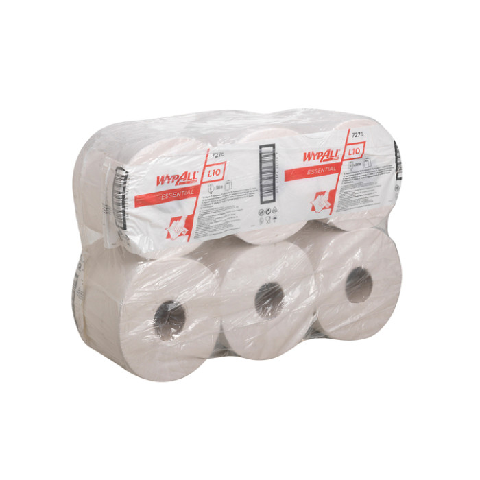 Poetspapier WypAll L10 GeneralClean 1-laags 300m wit 7276