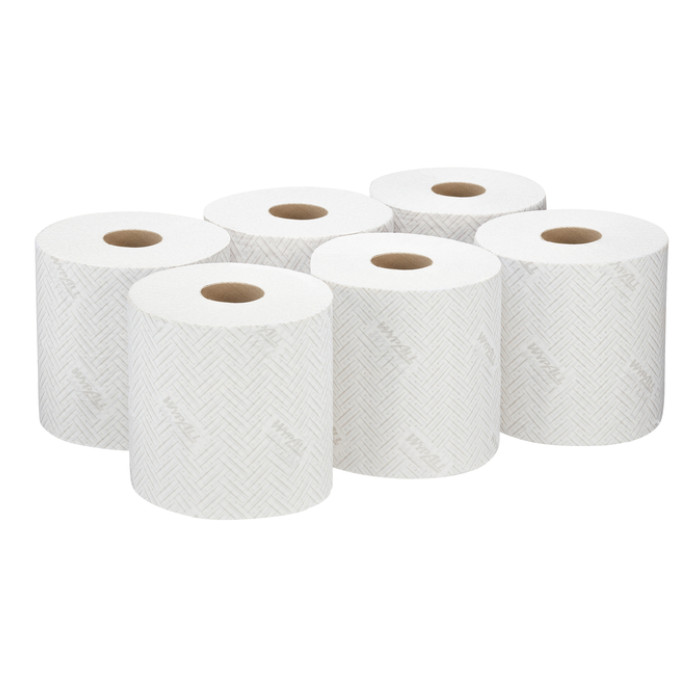Poetspapier WypAll L10 GeneralClean 1-laags 800 vel wit 7256