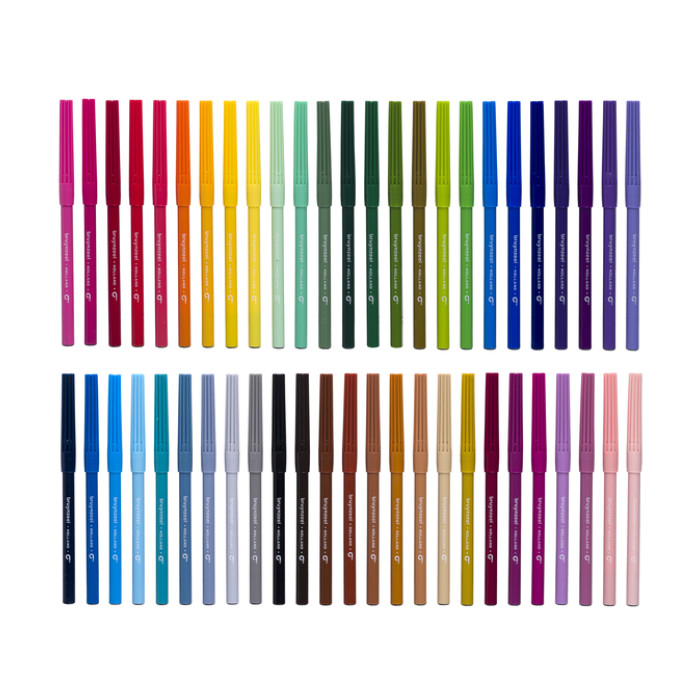 Viltstift Bruynzeel Kids assorti 50 stuks