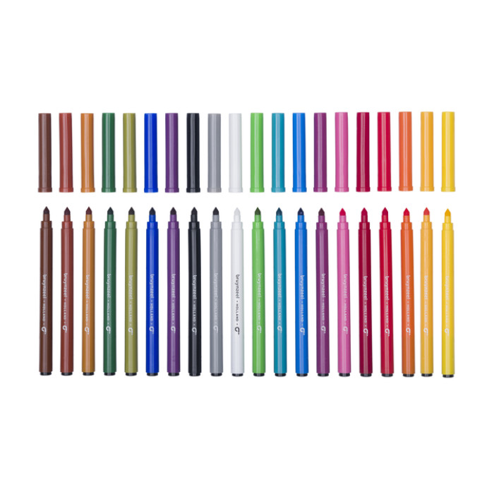 Viltstift Bruynzeel Kids Super Point assorti 20 stuks