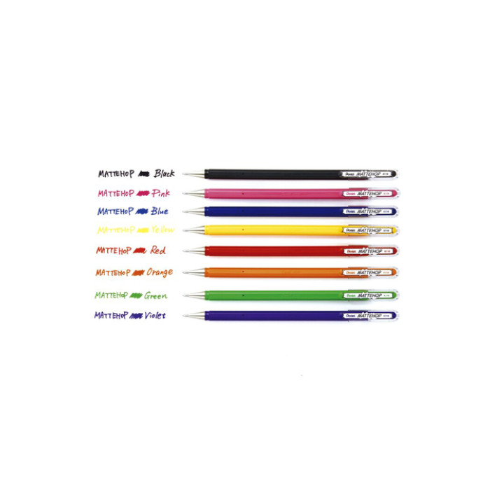 Gelschrijver Pentel K110 Mattehop medium oranje
