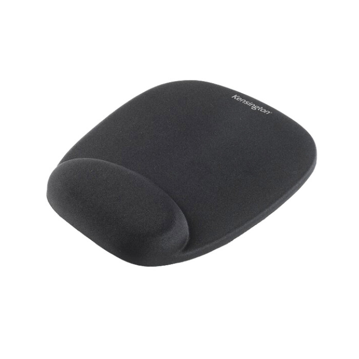 Muismat met polssteun Kensington foam zwart