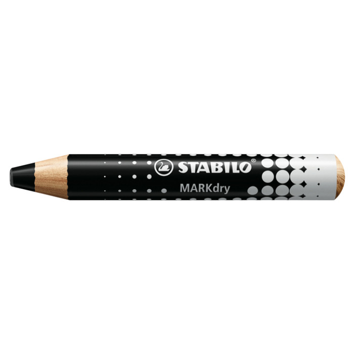 Whiteboardpotlood STABILO MARKdry 648/46 zwart