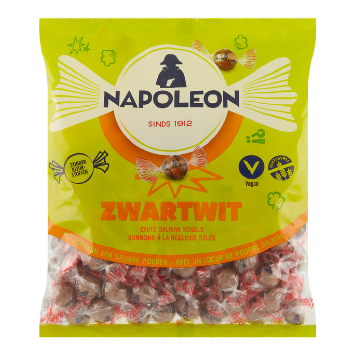 Snoep Napoleon zwart wit zak 1kg