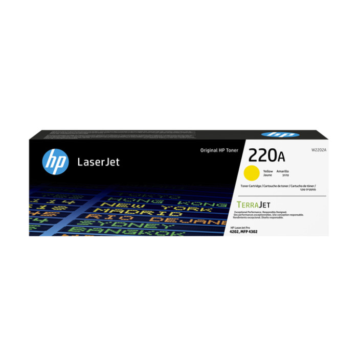 Tonercartridge HP W2202A 220A geel