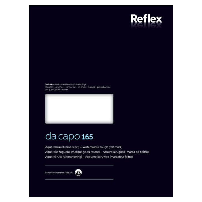 Aquarelblok Dacapo VF5004231 240x320mm 165gr 20 vel
