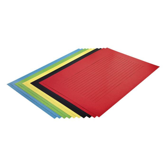 Vlechtpapier Folia 130gr 35x50cm 10 vel assorti kleuren