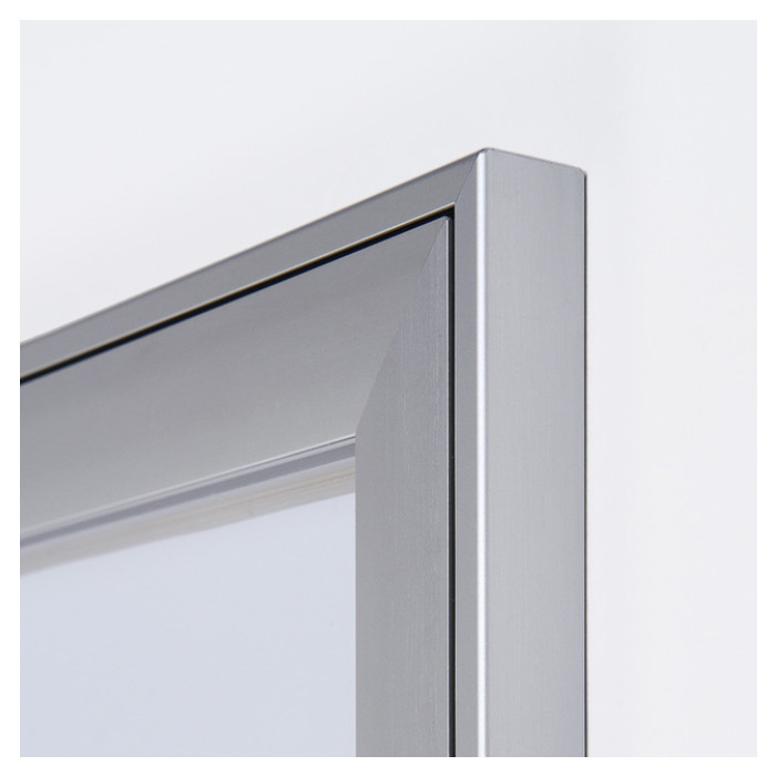 Vitrinebord Quantore luxe 6x A4 zilver