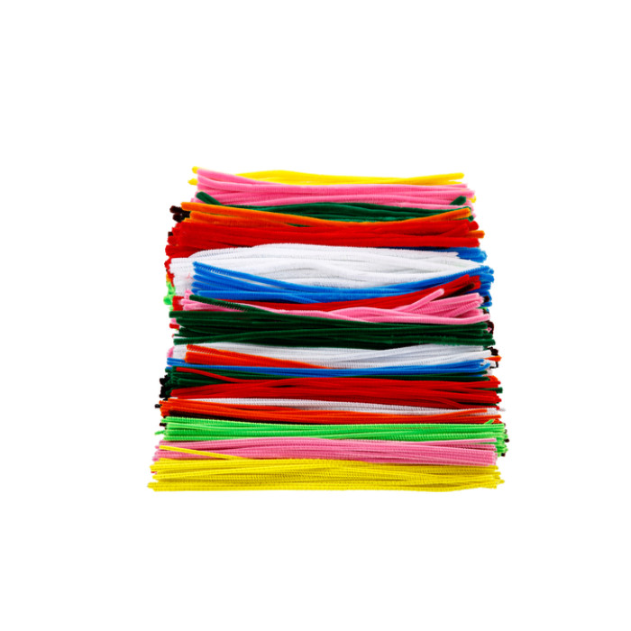 Chenilledraad Creativ Company 30cm dikte 4, 6, 9mm 700 stuks assorti