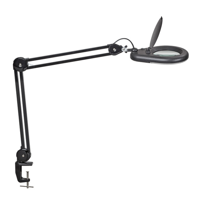 Loeplamp MAUL Viso LED tafelklem zwart
