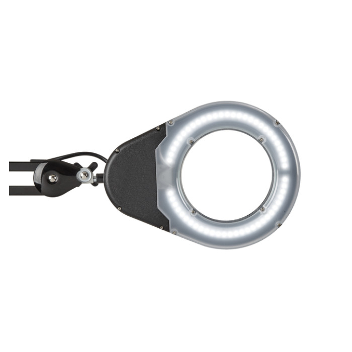 Loeplamp MAUL Viso LED tafelklem zwart