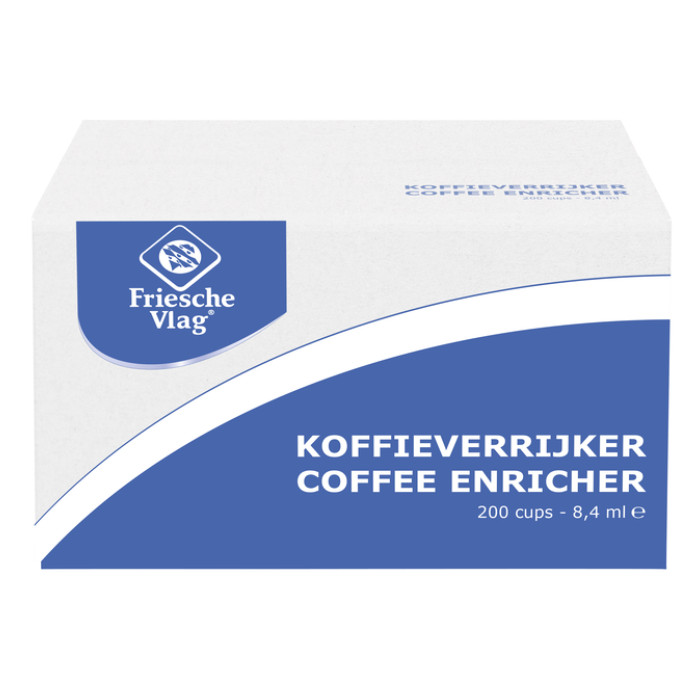Koffiemelk Friesche Vlag aluminium cupjes 9gr 200 stuks