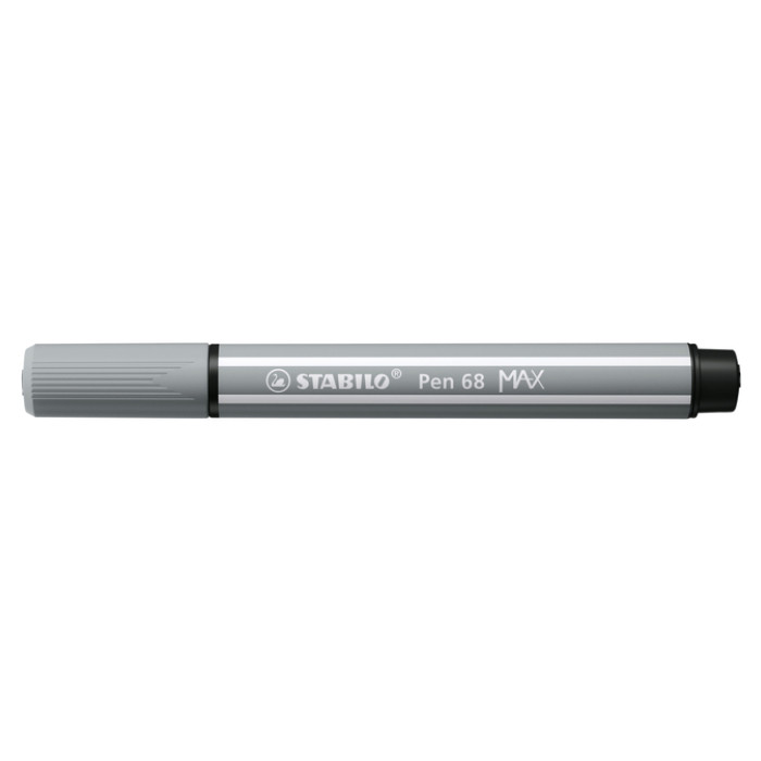 Viltstift STABILO Pen 68/95 Max middel koudgrijs